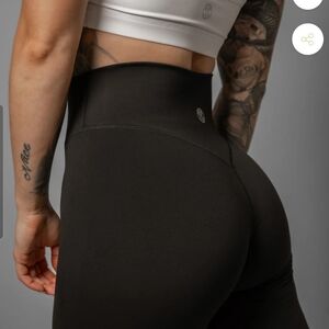 High-Waisted Black Leggings